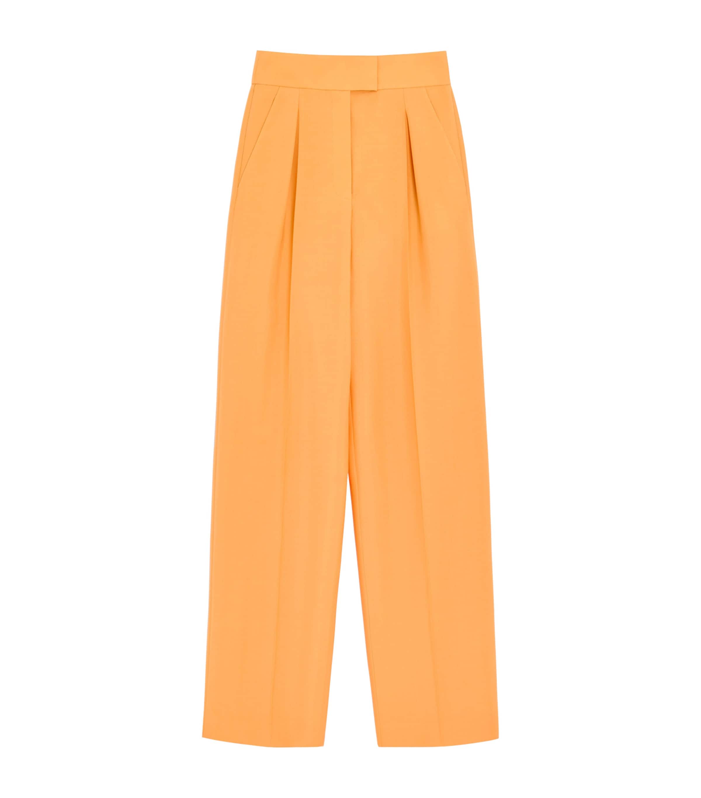 Valentino Womens Mohair-Wool Trousers