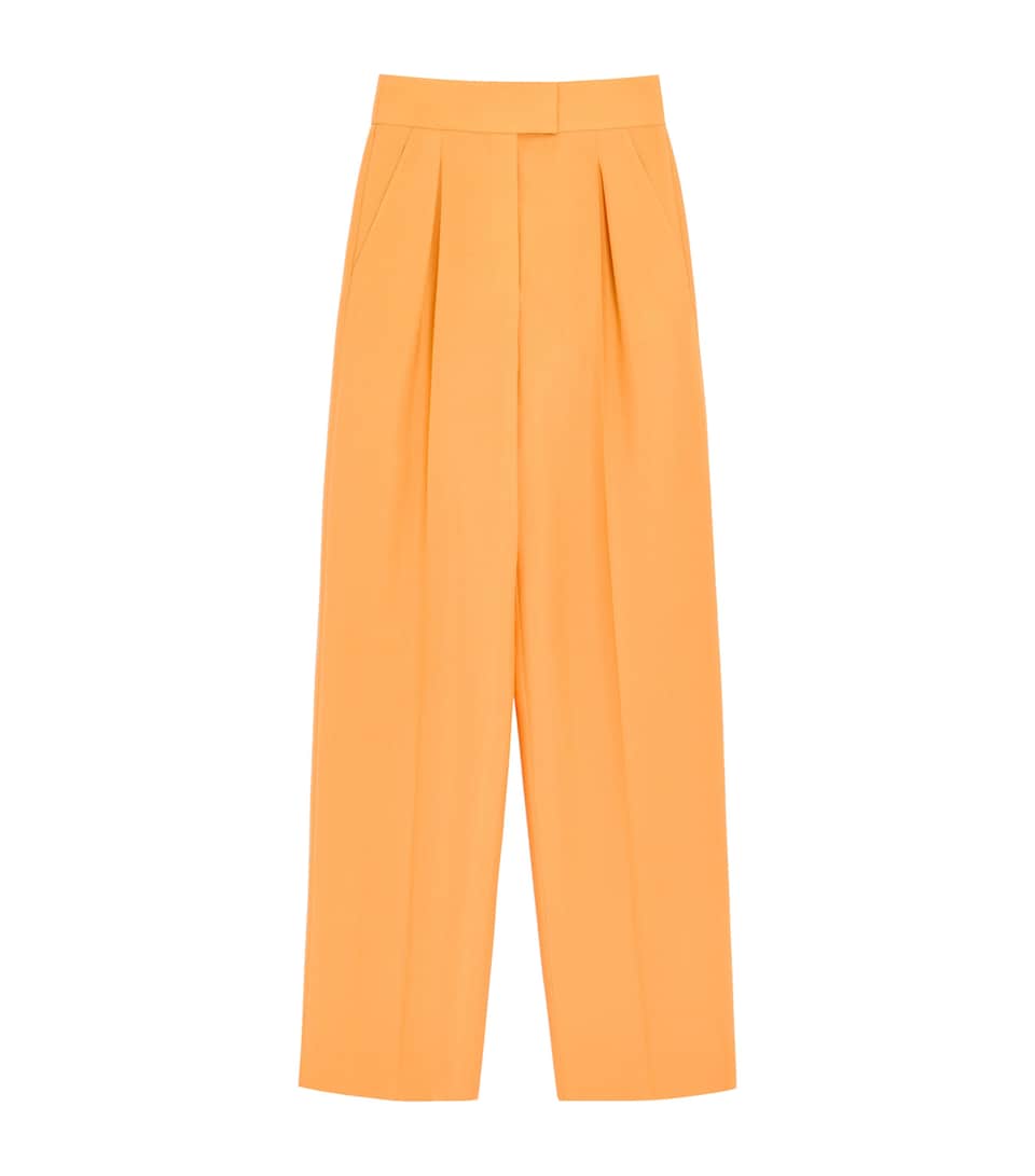 Valentino Womens Mohair-Wool Trousers