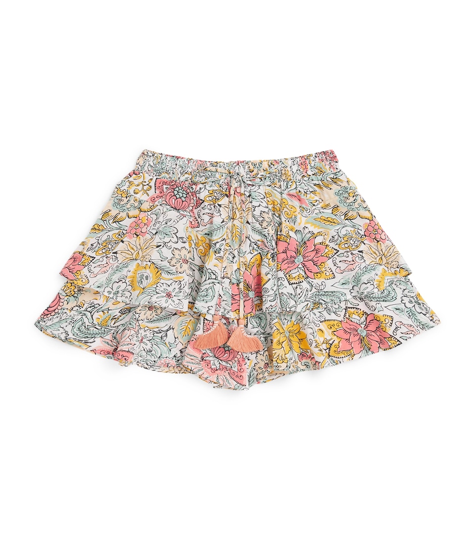 Tiered Printed Thalia Shorts (4-12 Years)