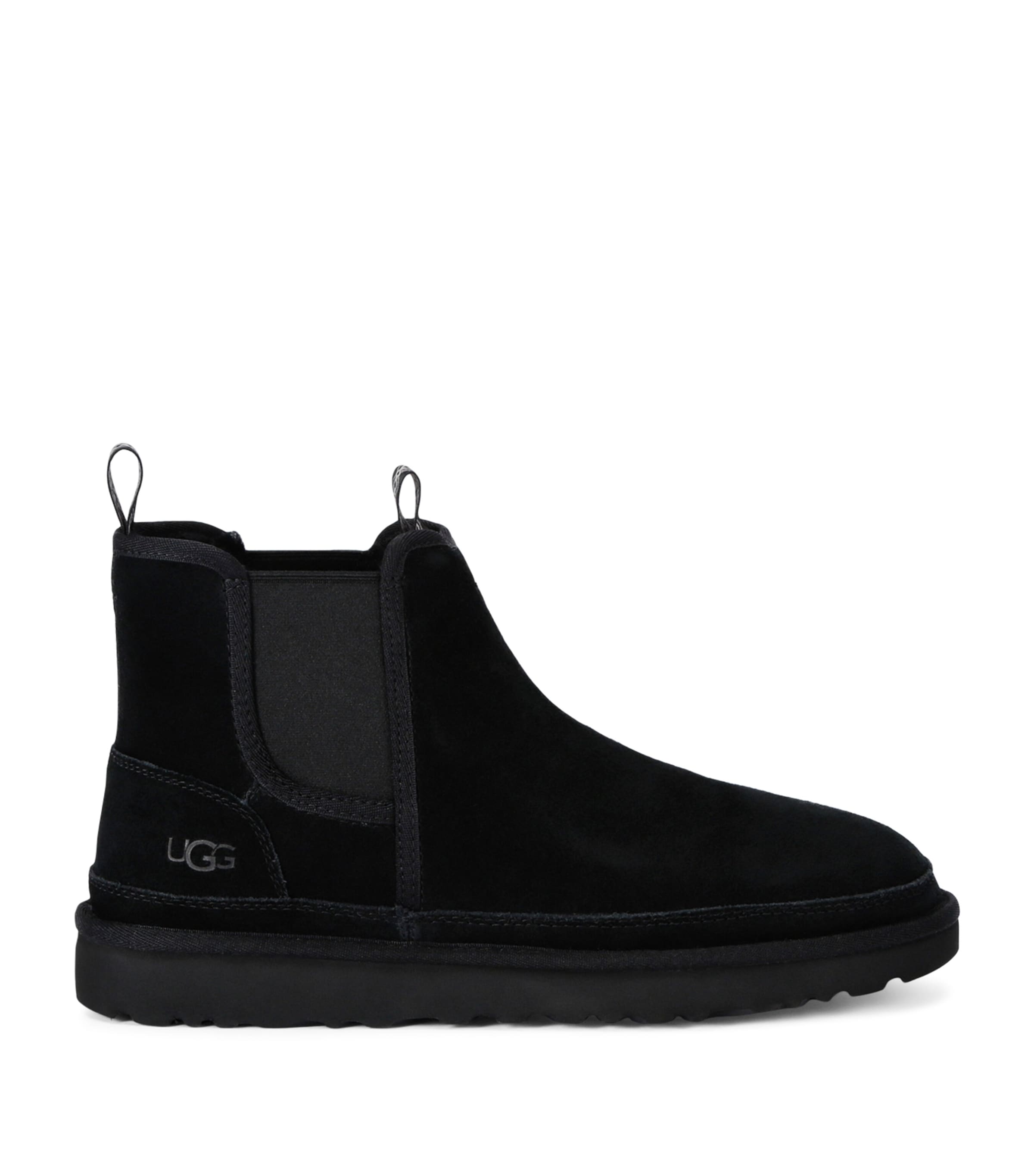 UGG Suede Neumel Chelsea Boots Black