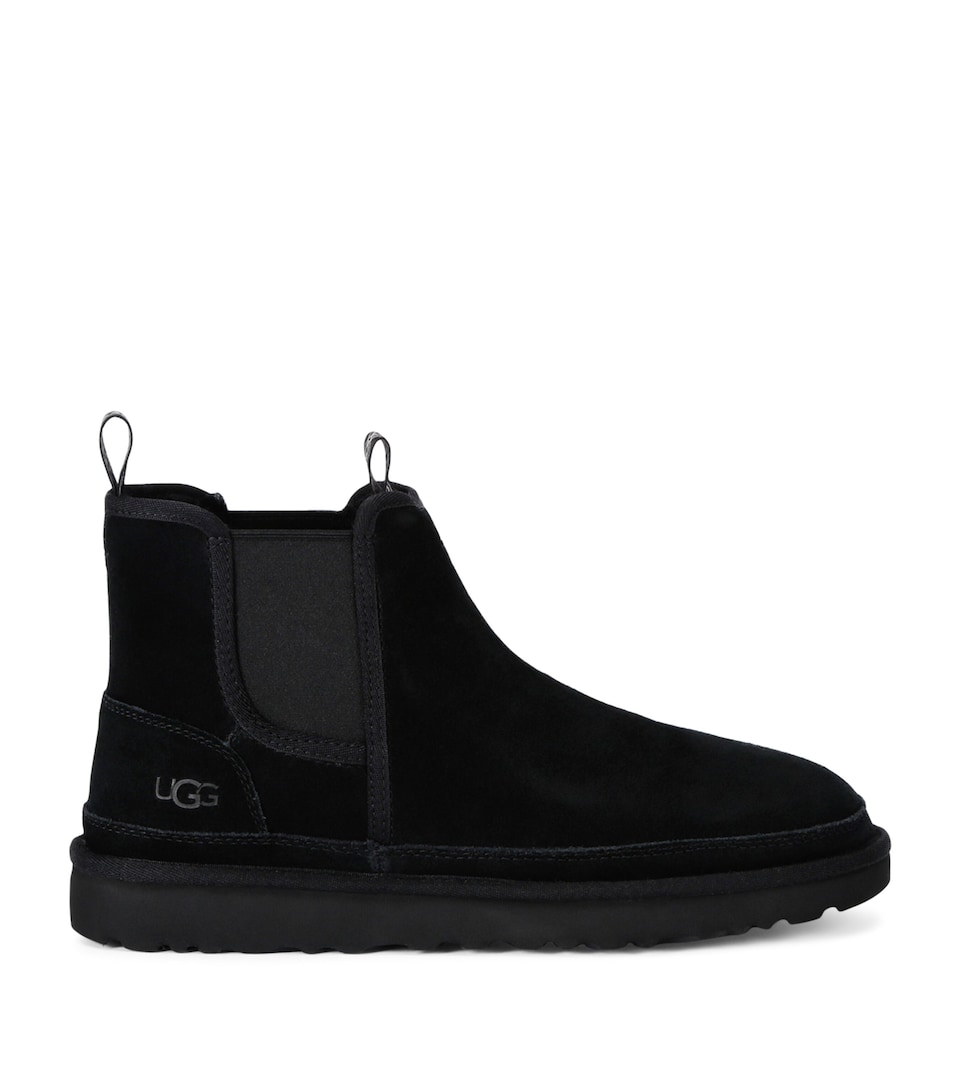 UGG Suede Neumel Chelsea Boots Black