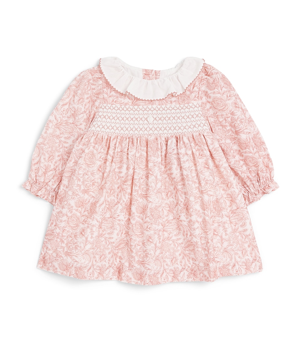 Patachou Liberty Print Smocked Dress (0-24 Months) Liberty Rose