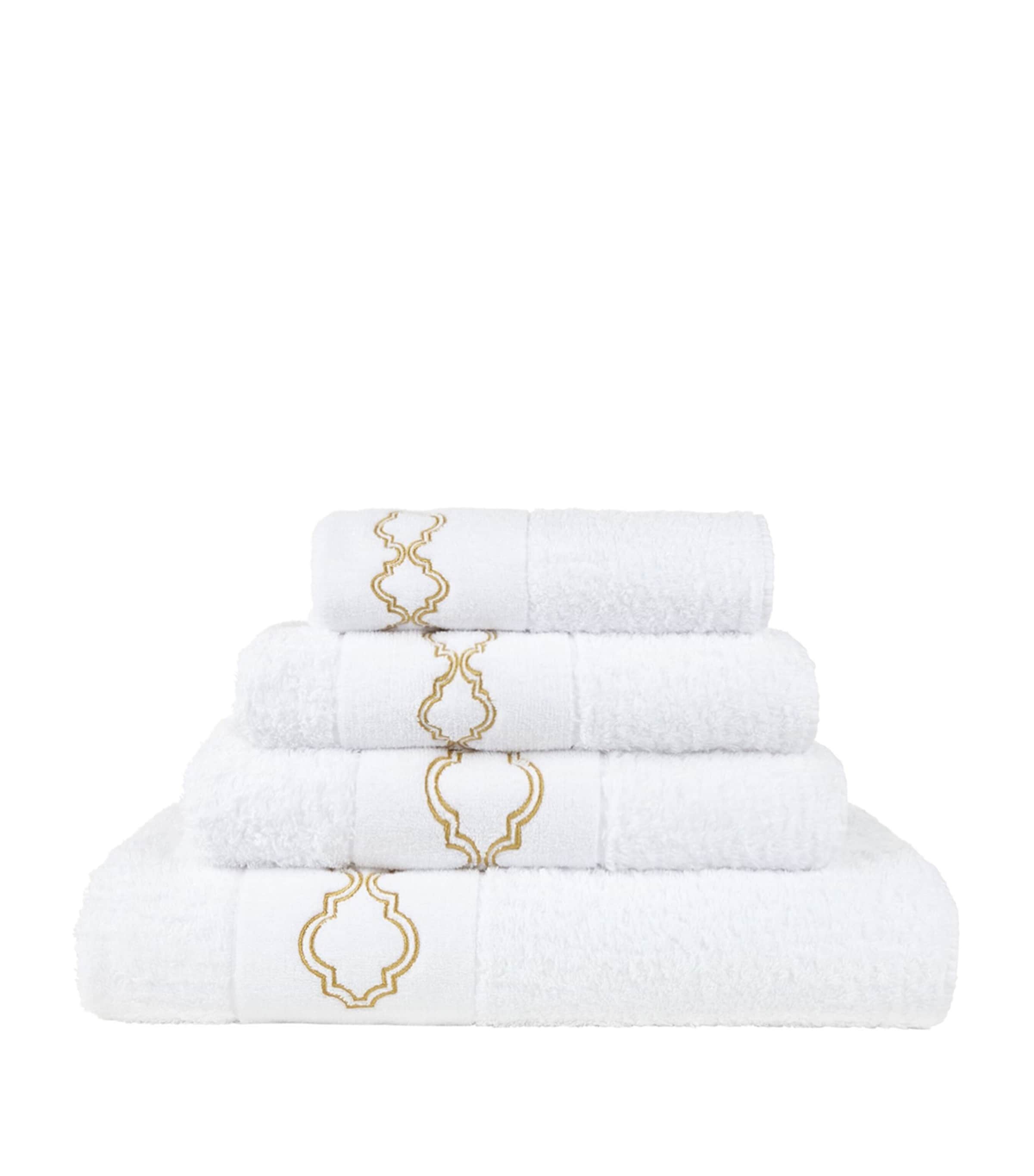 Abyss & Habidecor Chanti Hand Towel (55cm x 100cm) Gold