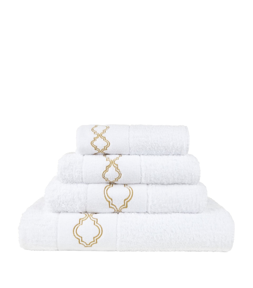 Abyss & Habidecor Chanti Hand Towel (55cm x 100cm) Gold