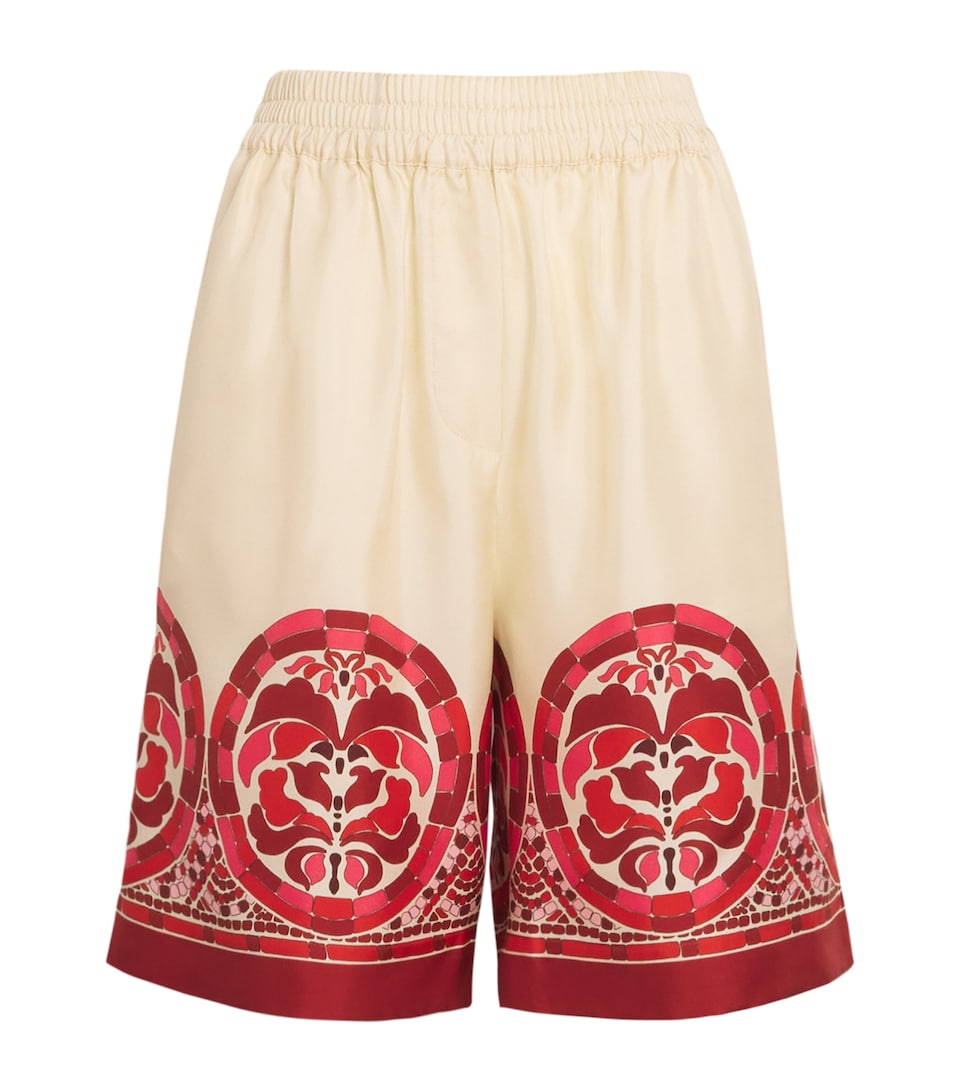 Silk Palazzo Shorts