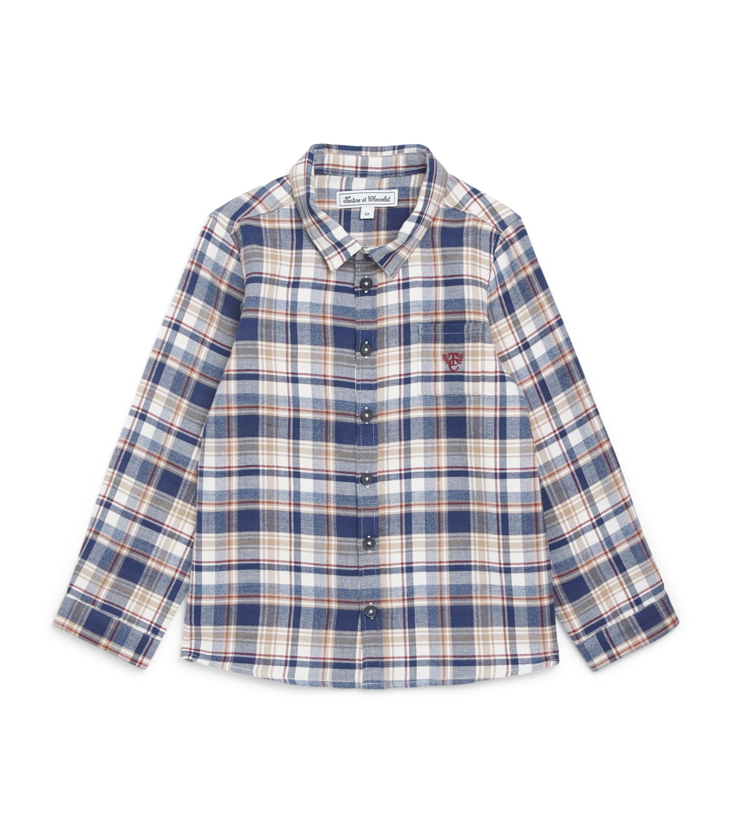 Tartine et Chocolat Cotton Check Shirt (5-12 Years)
