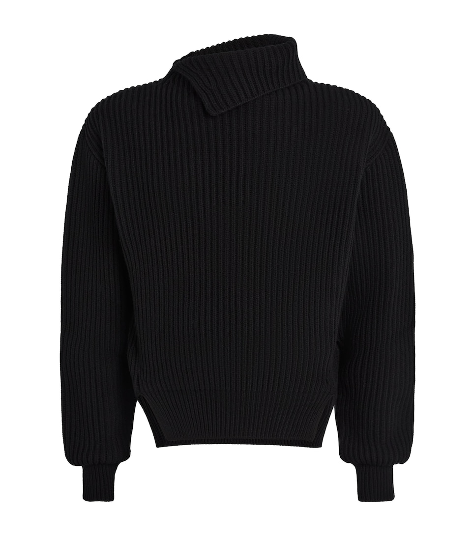 Wool Ribbed Sweater