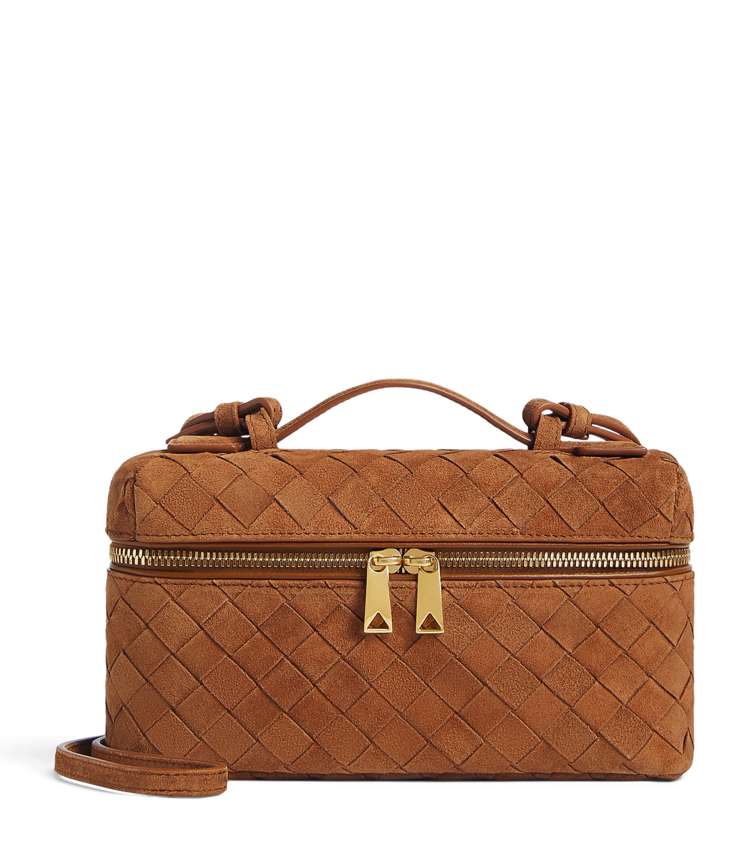 Suede Bang Bang Vanity Case Top-Handle Bag