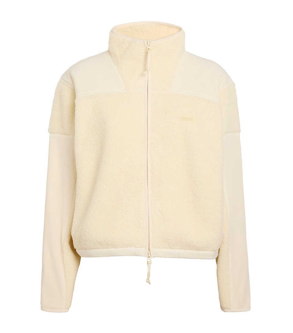 Teddy Boxy Zip-Up Jacket