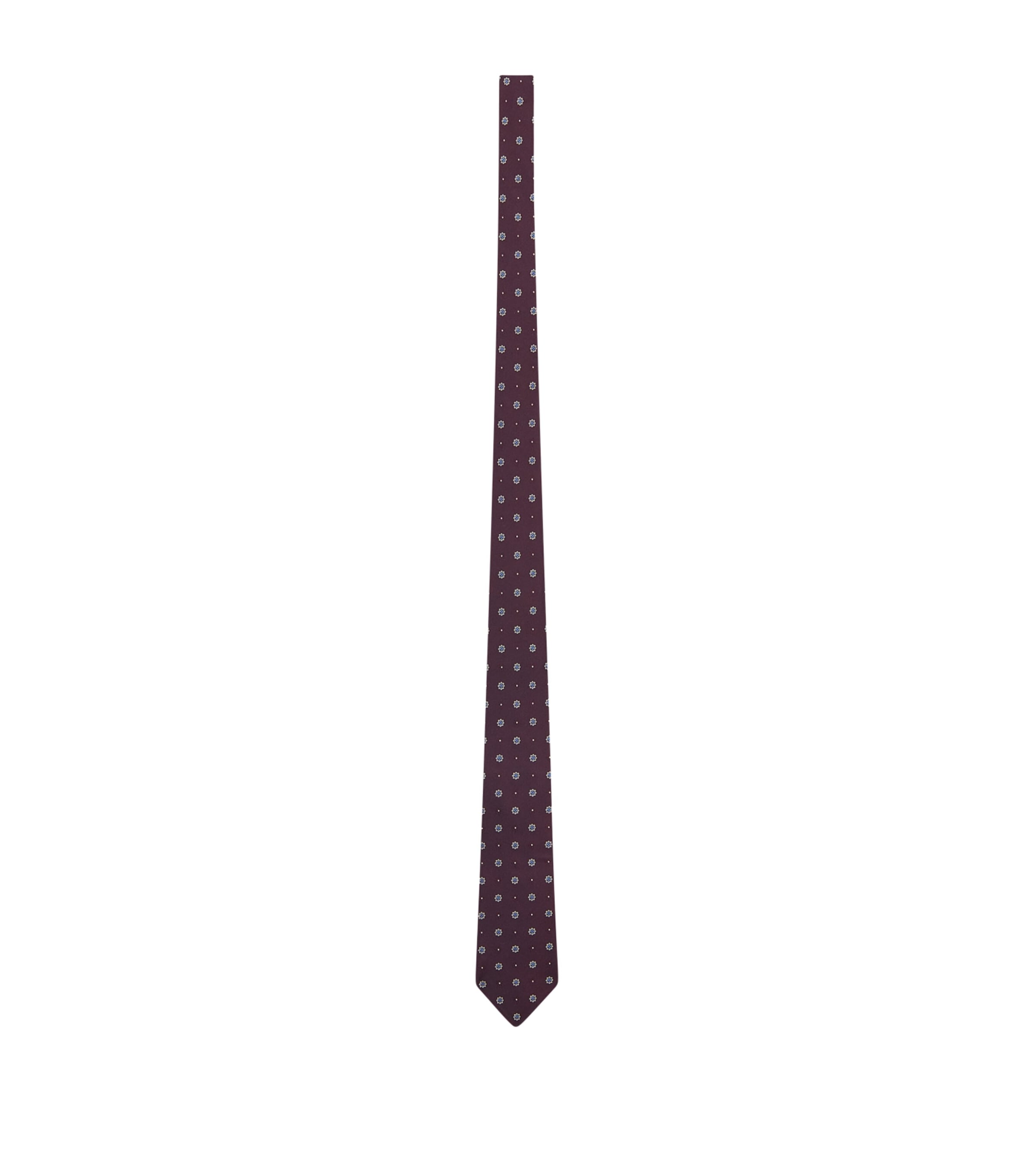 Saint Laurent Silk Jacquard Medallion Tie
