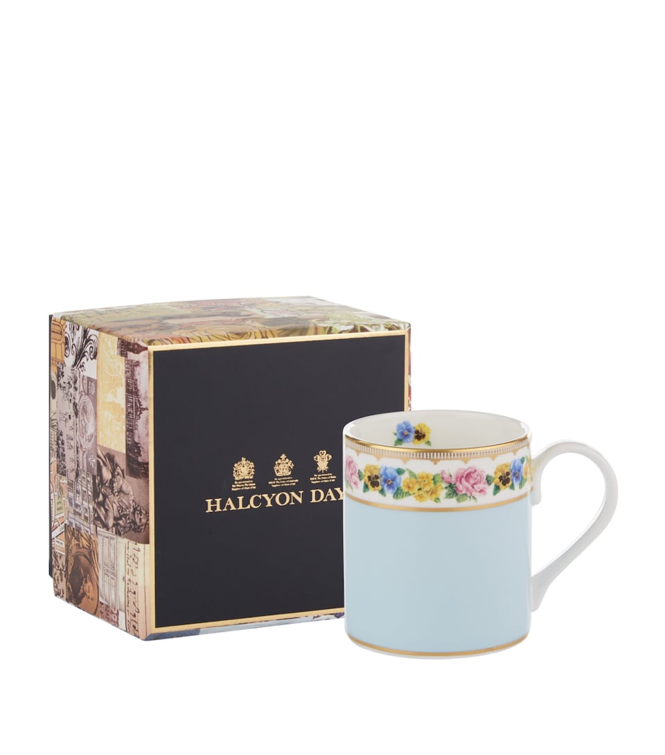 Shell Garden Floral Mug