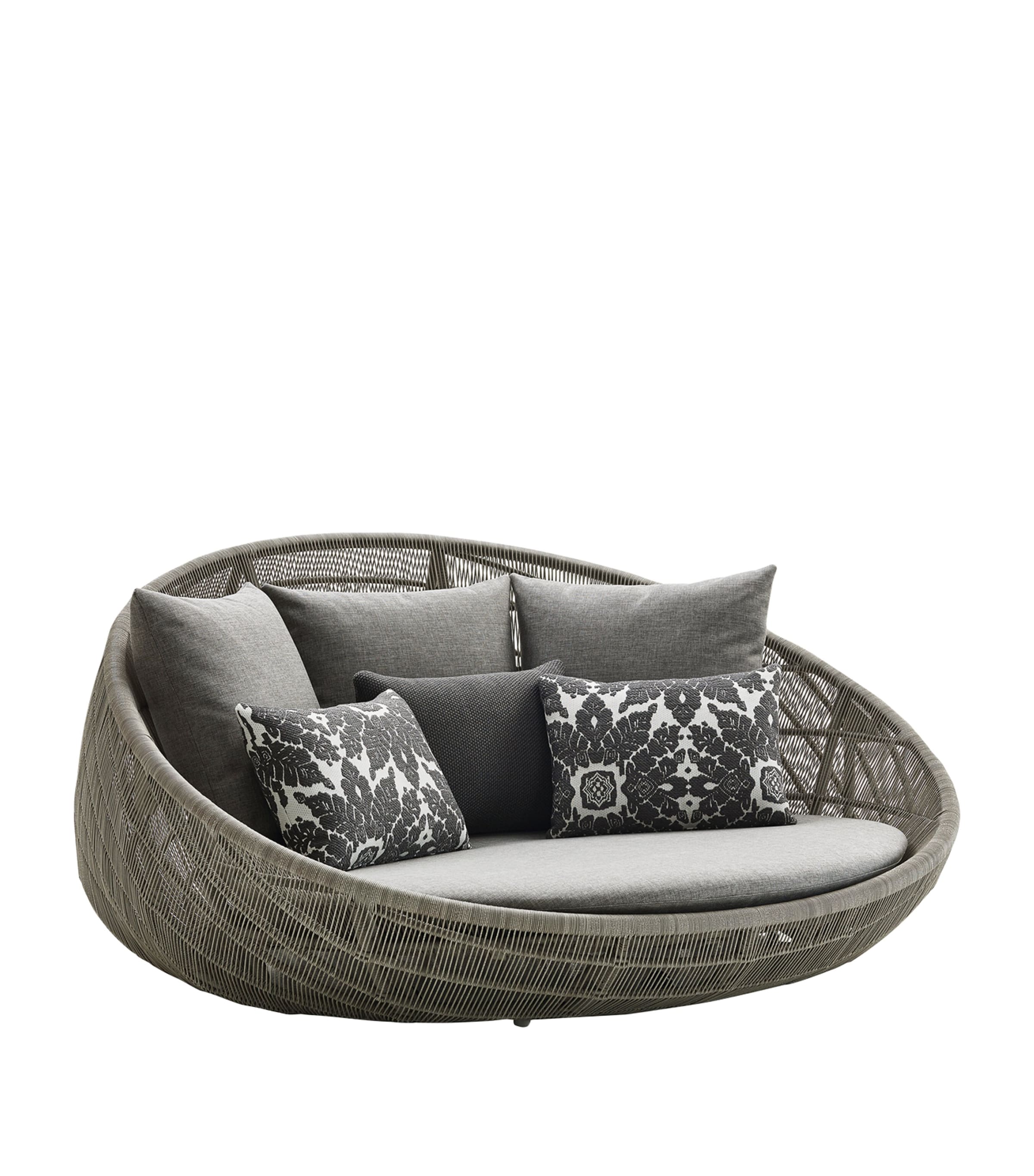 Canasta '13 Round Swivel 2-Seater Outdoor Sofa