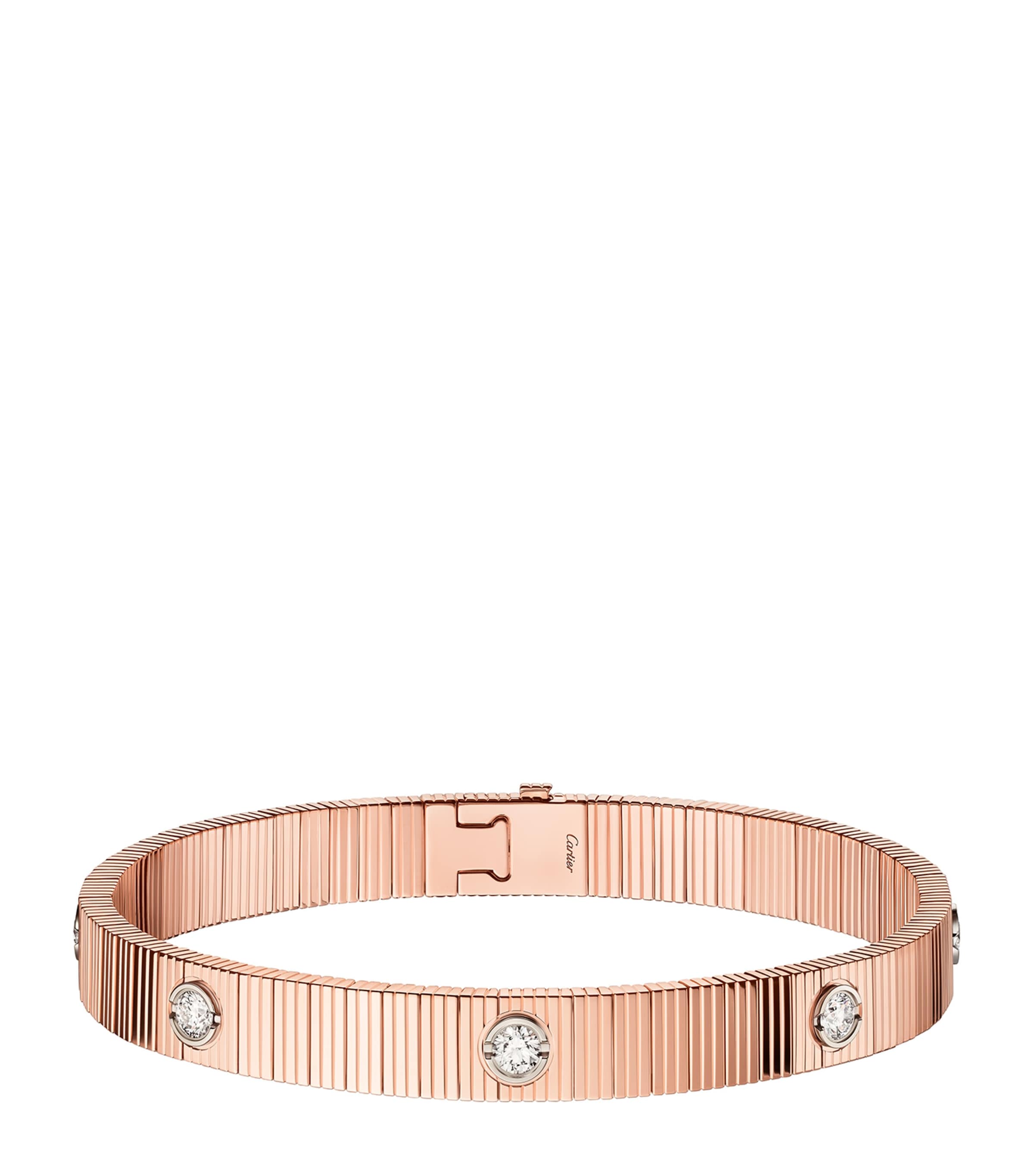 Cartier Rose Gold and Diamond LOVE Unlimited Bracelet Rose Gold