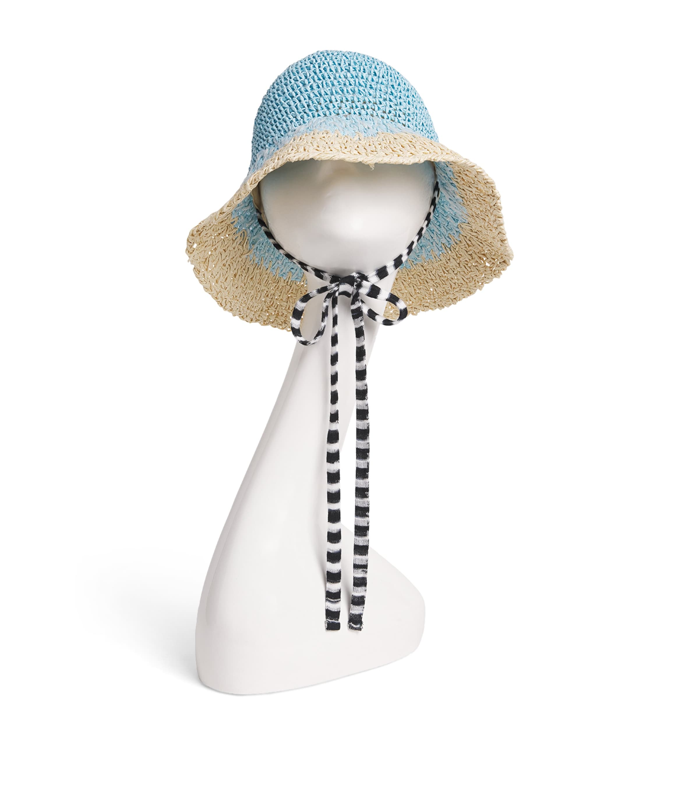 Straw Side Tie  Hat