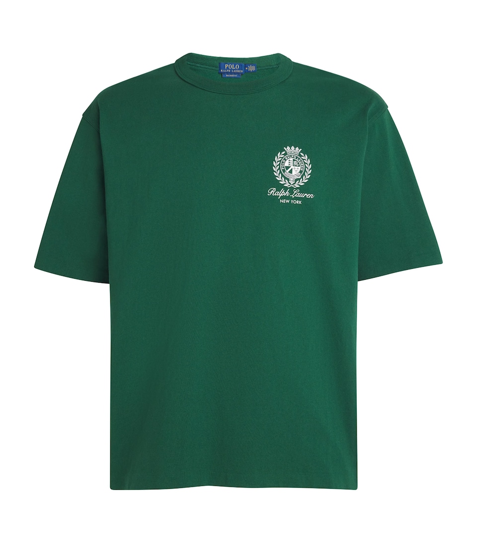 Cotton Logo Crest T-Shirt