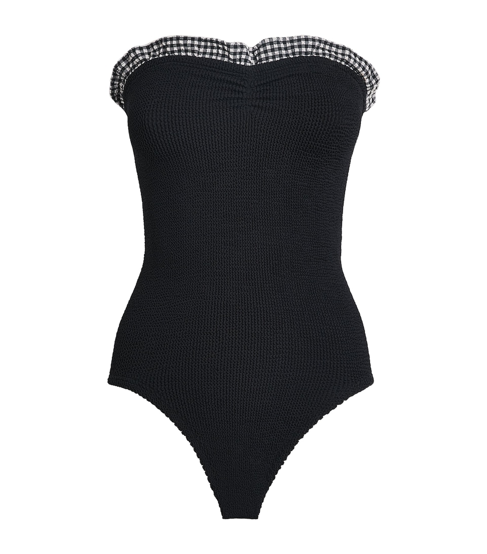 Gingham-Ruffle Dolly Swimsuit