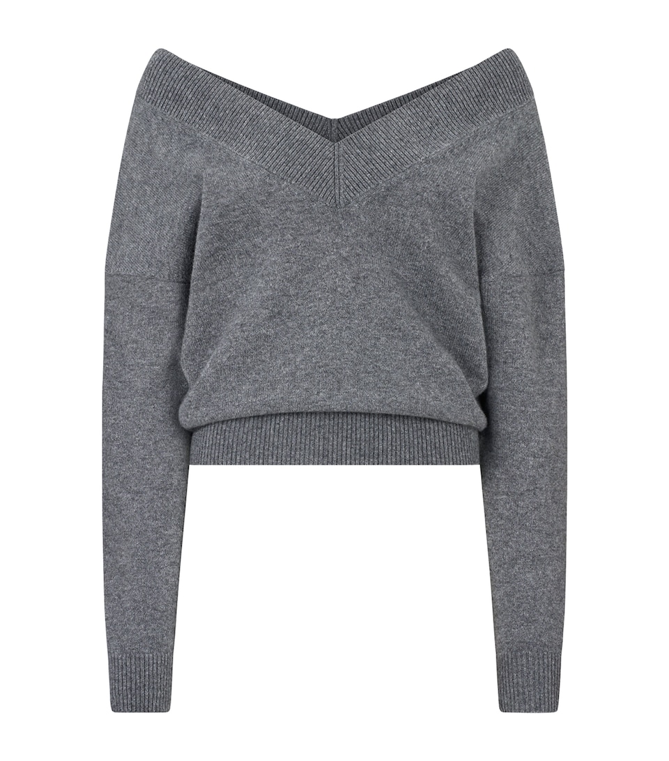 TOM FORD Womens Stretch-Cashmere V-Neck Sweater Tav