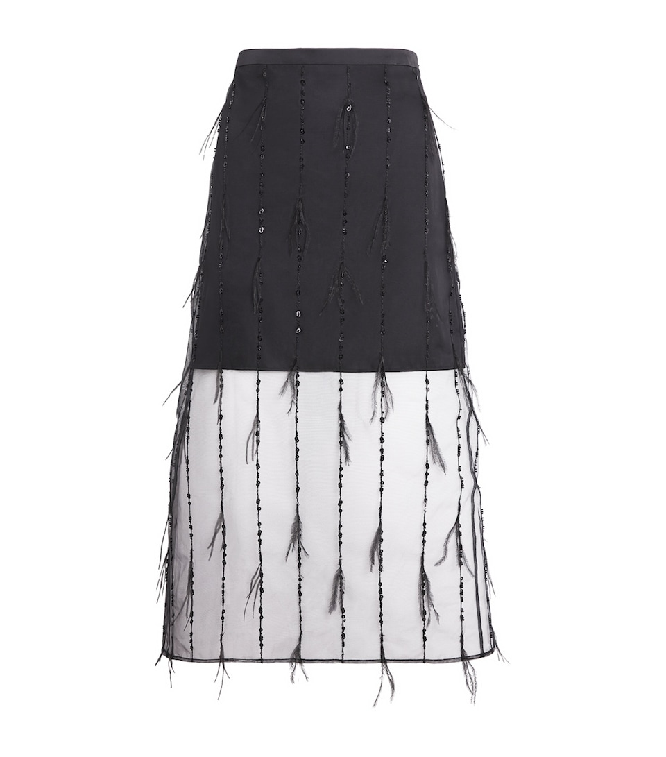 Rag & Bone Womens Embellished Geena Mini Skirt Black