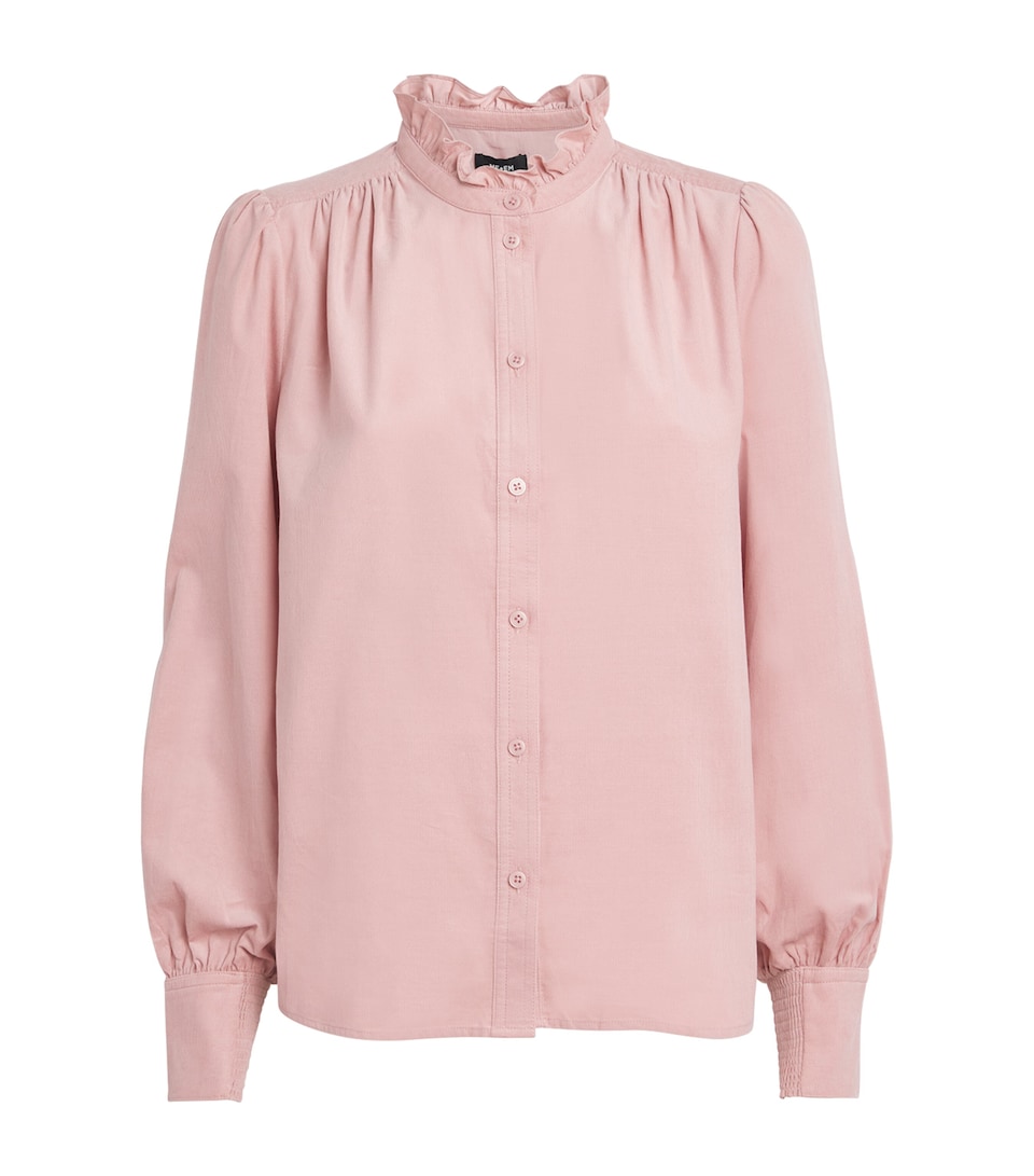 Cotton-Blend Corduroy Blouse