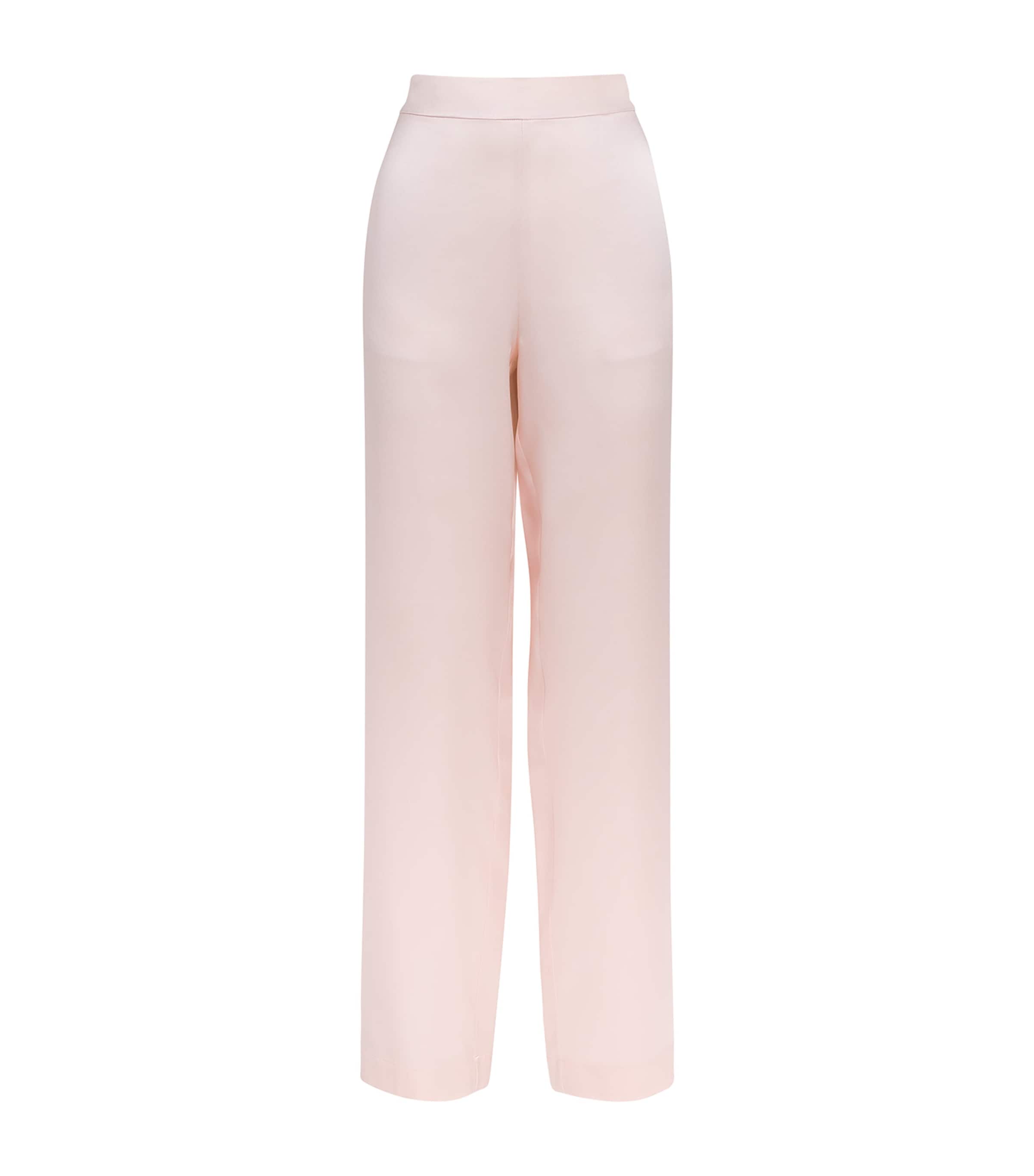 Silk Sahel Straight Trousers