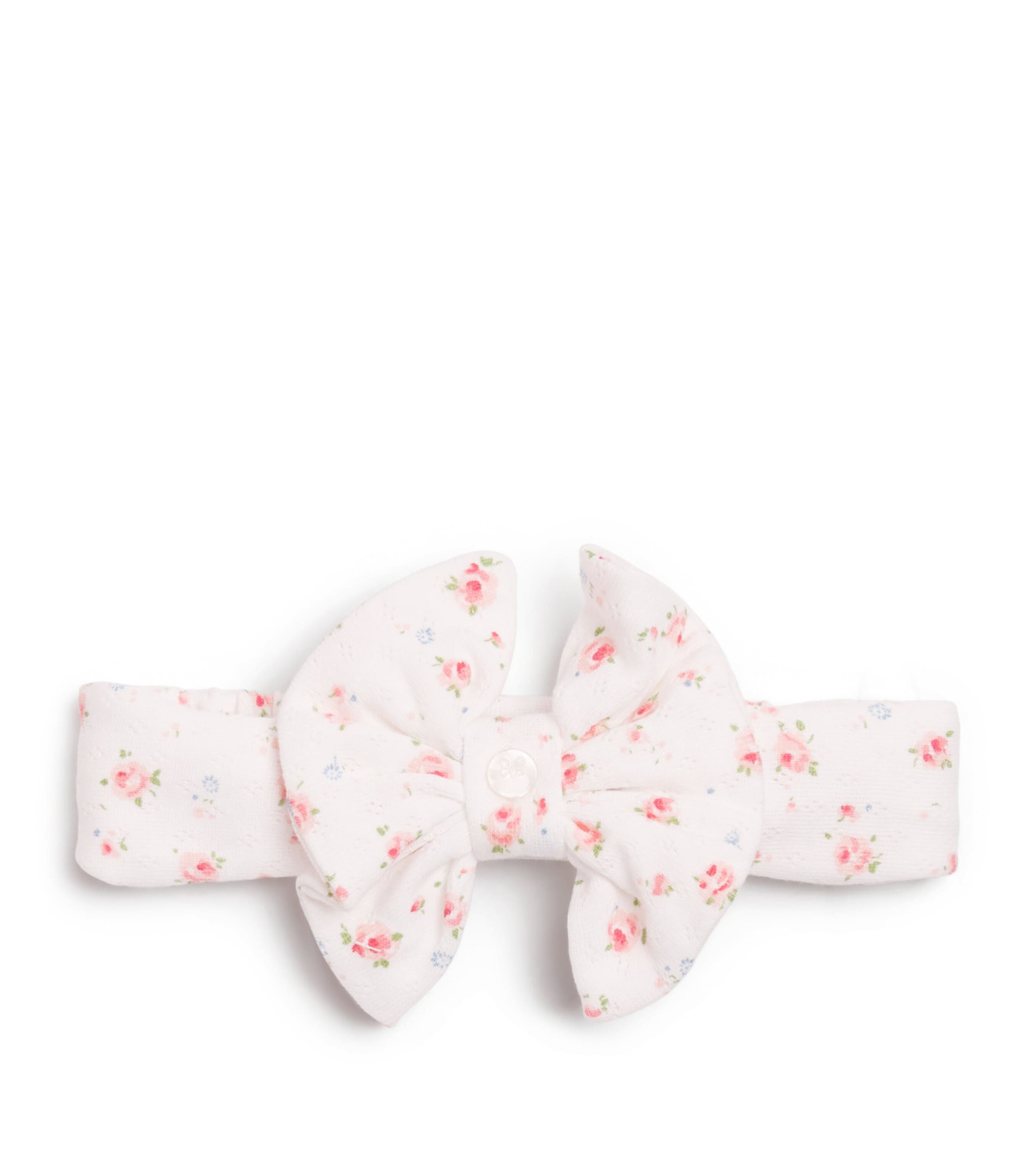 Cotton Floral Bow Headband