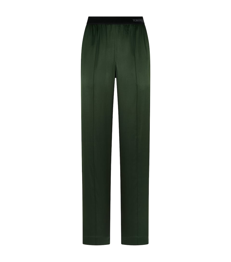 TOM FORD Womens Silk Elasticated Trousers Gca