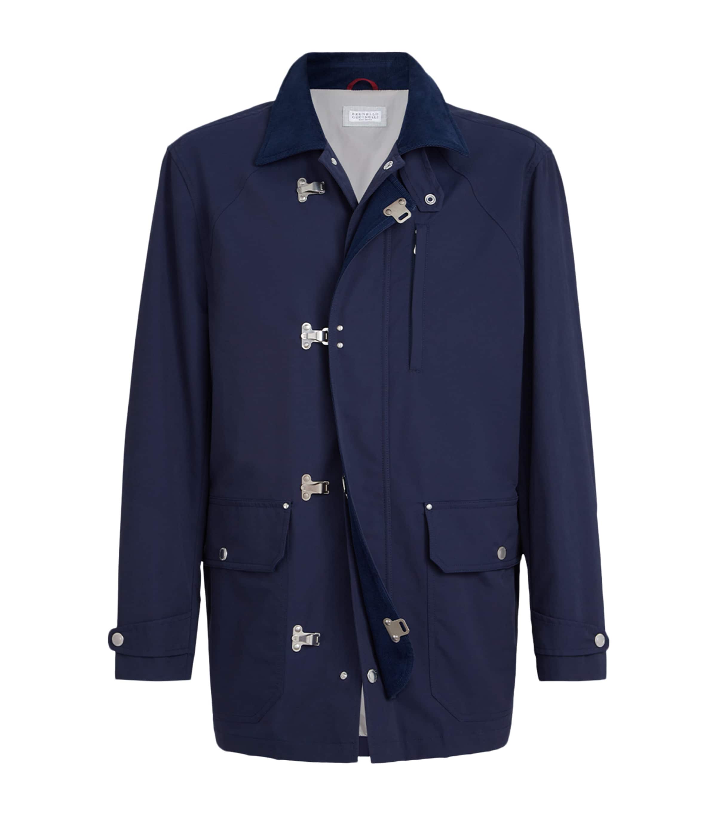 Cotton-Blend Water-Resistant Jacket