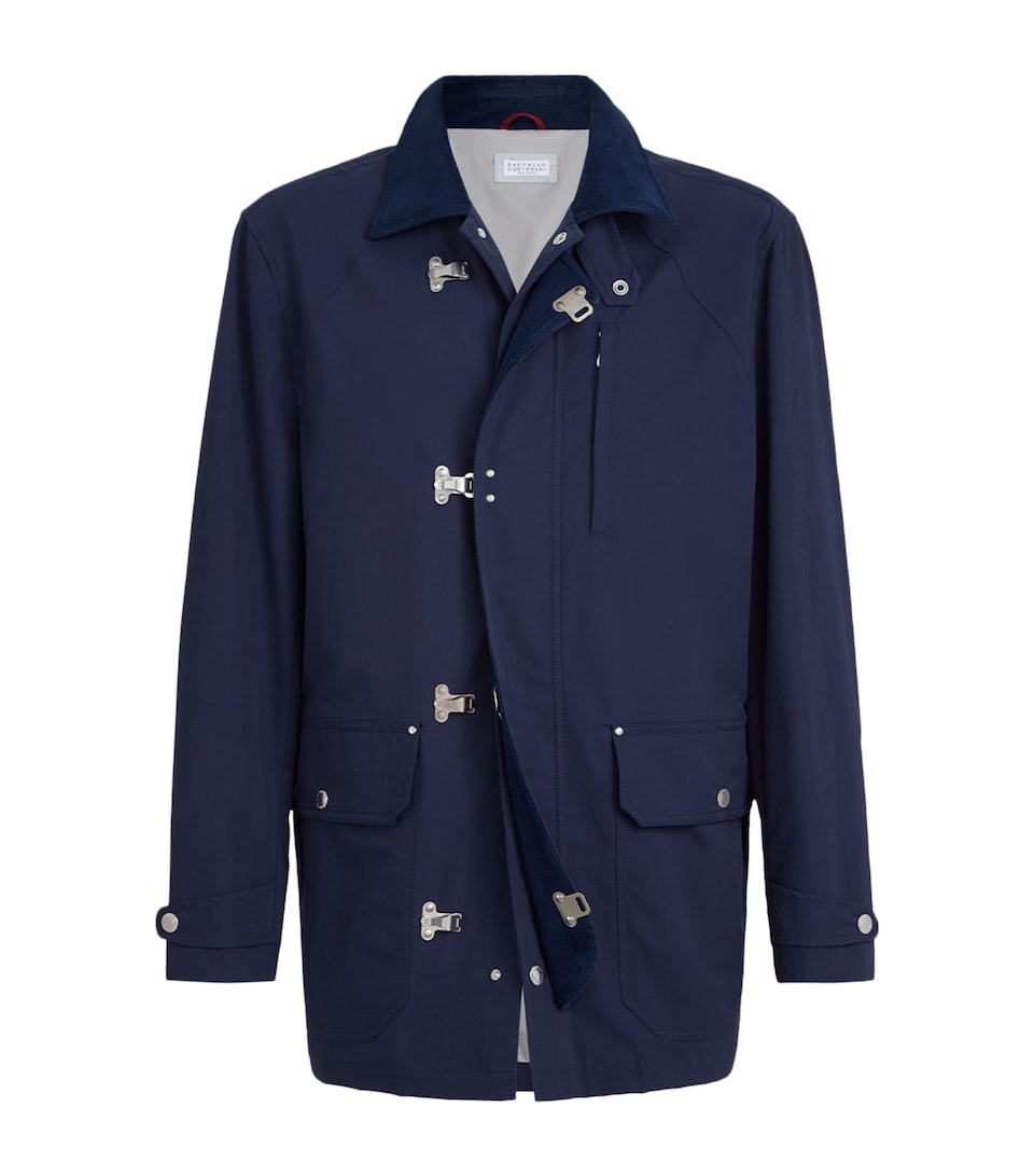 Cotton-Blend Water-Resistant Jacket