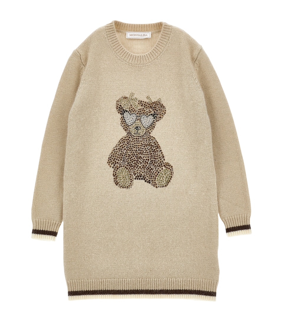 Embellished Teddy Dress (2-12 Years)