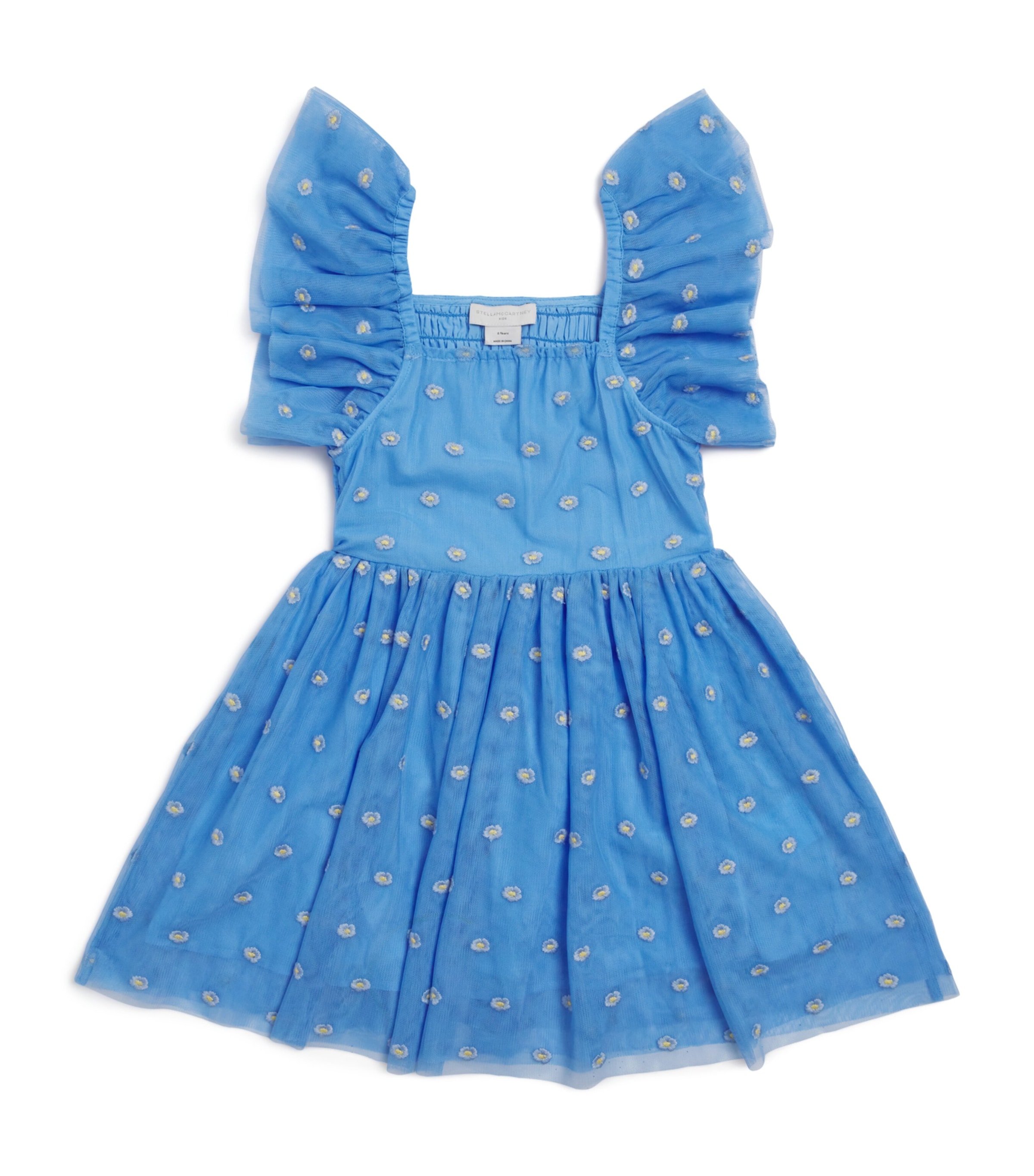 Tulle Embroidered Dress (3-14 Years)