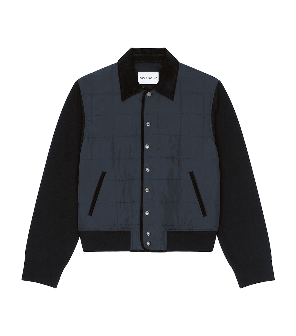 Quilted Bomber Jacket