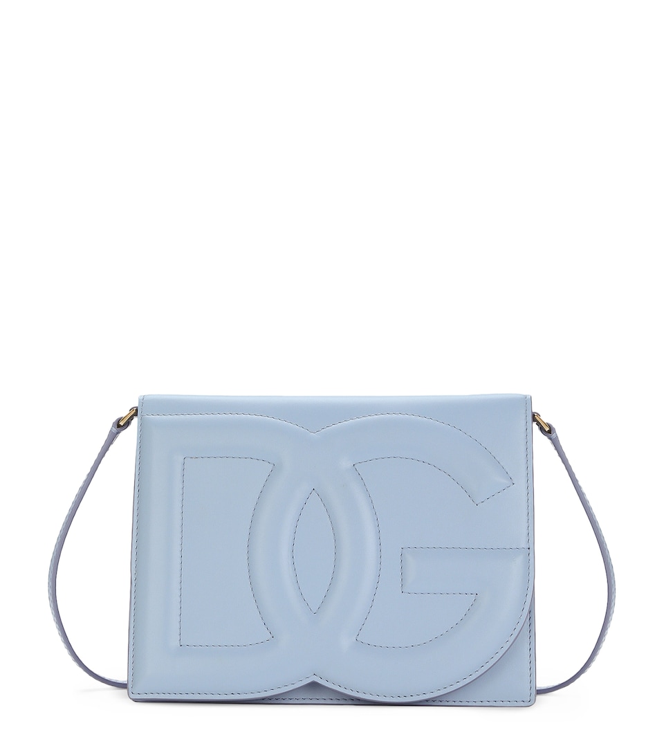 Leather DG Logo Cross-Body Bag