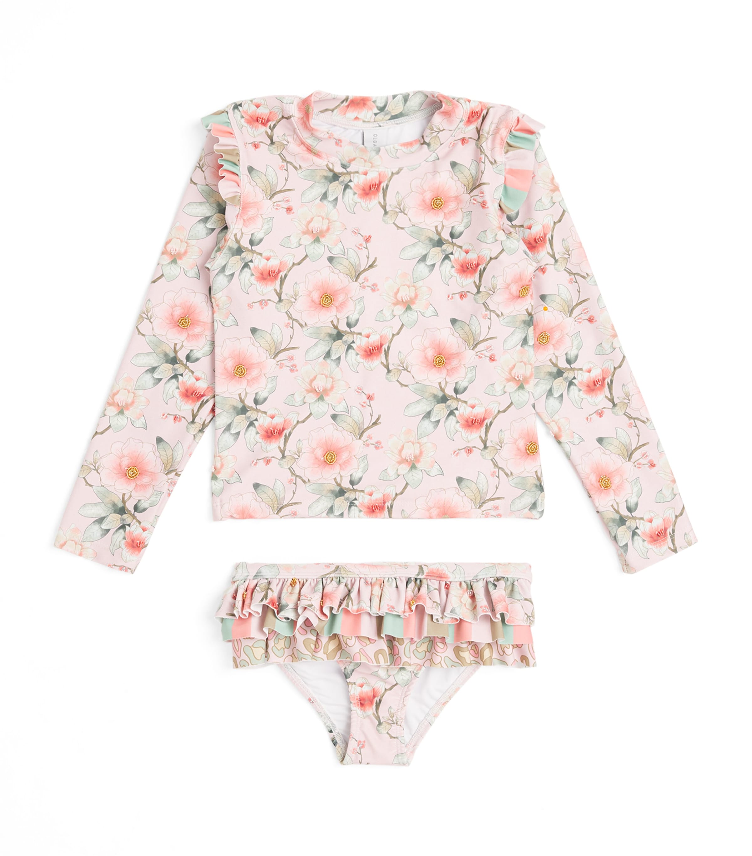Floral Print 2-Piece Swimsuit (2-10 Years)