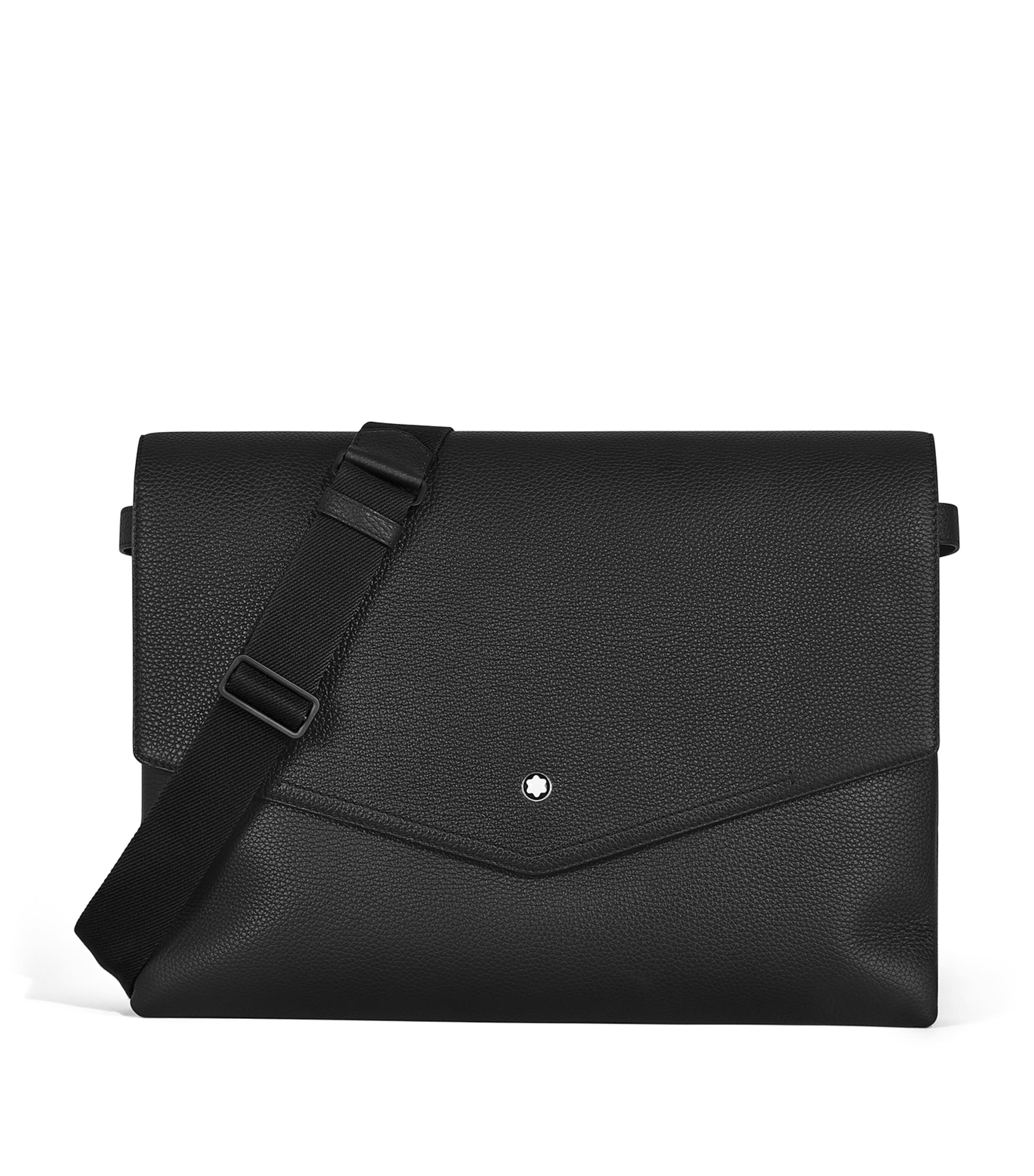 Montblanc Grained Leather Companion Briefcase Black