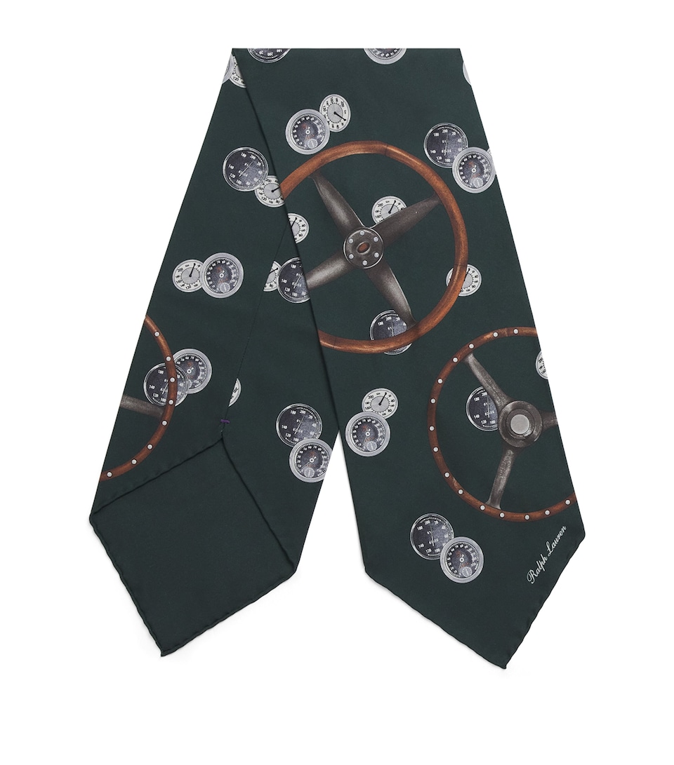 Cashmere-Silk Check Scarf