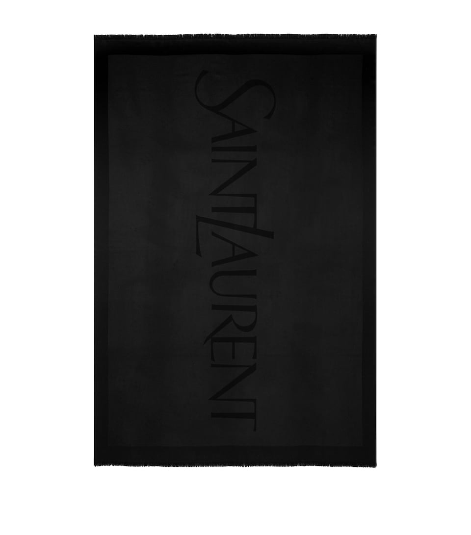 Wool Logo Scarf
