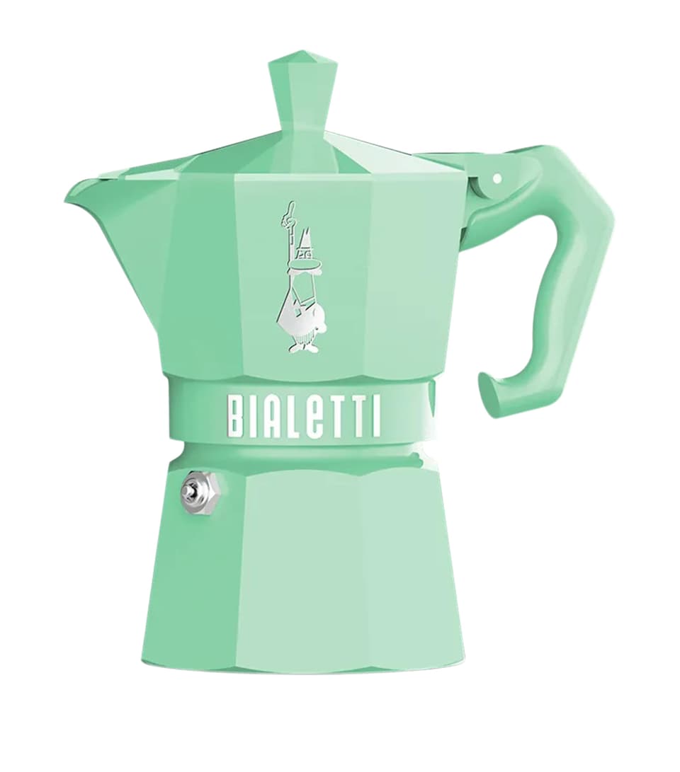 Bialetti Moka Exclusive Express Espresso Maker (3 Cups) Green