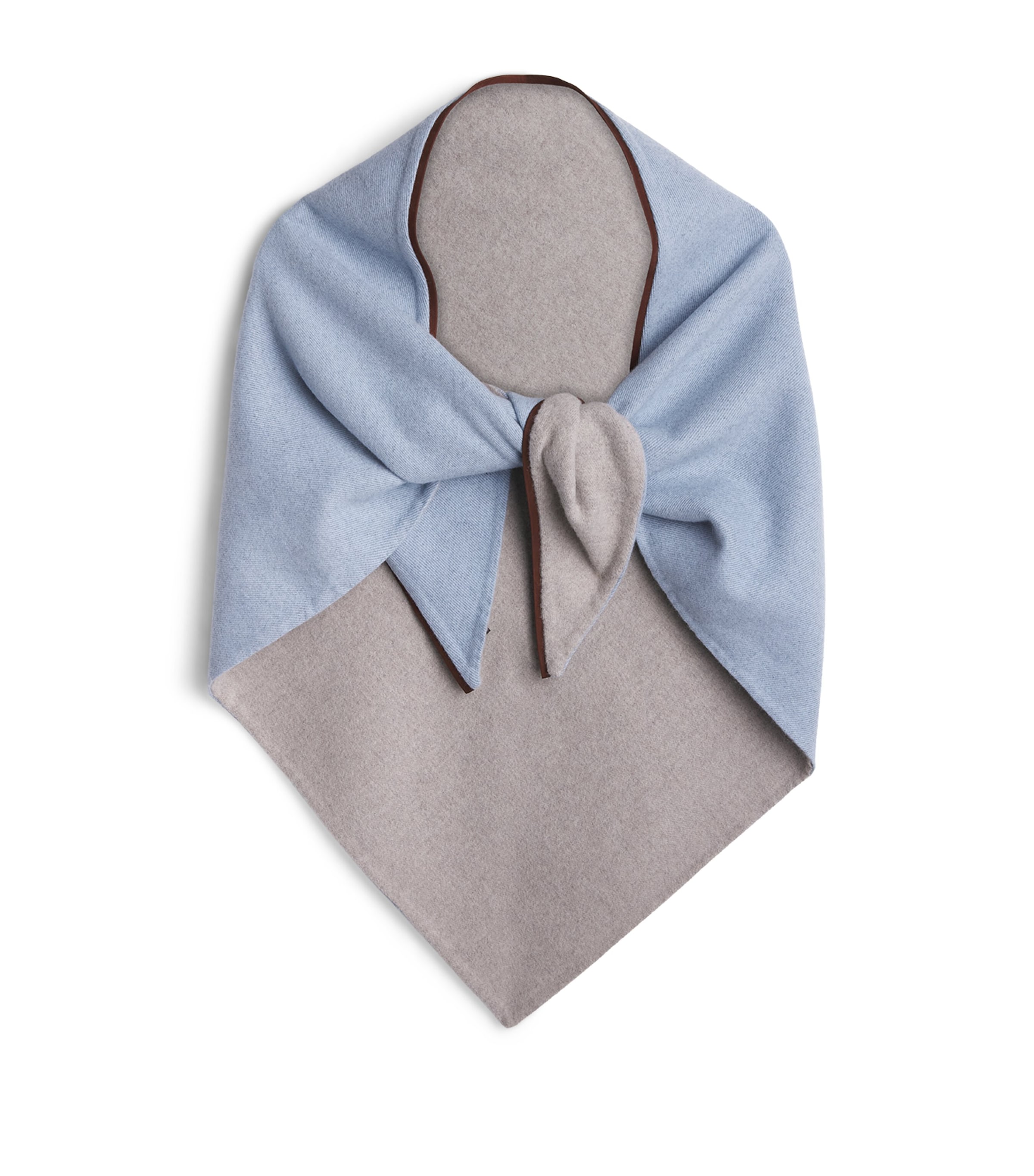 Colombo Cashmere Triangle Scarf Greige