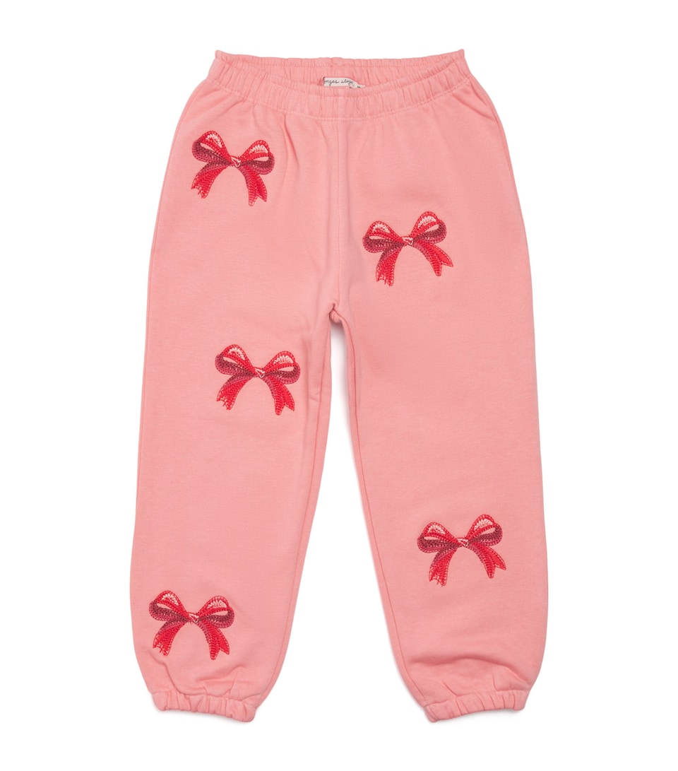 Organic Cotton-Blend Bow Lou Sweatpants (5-10 Years)