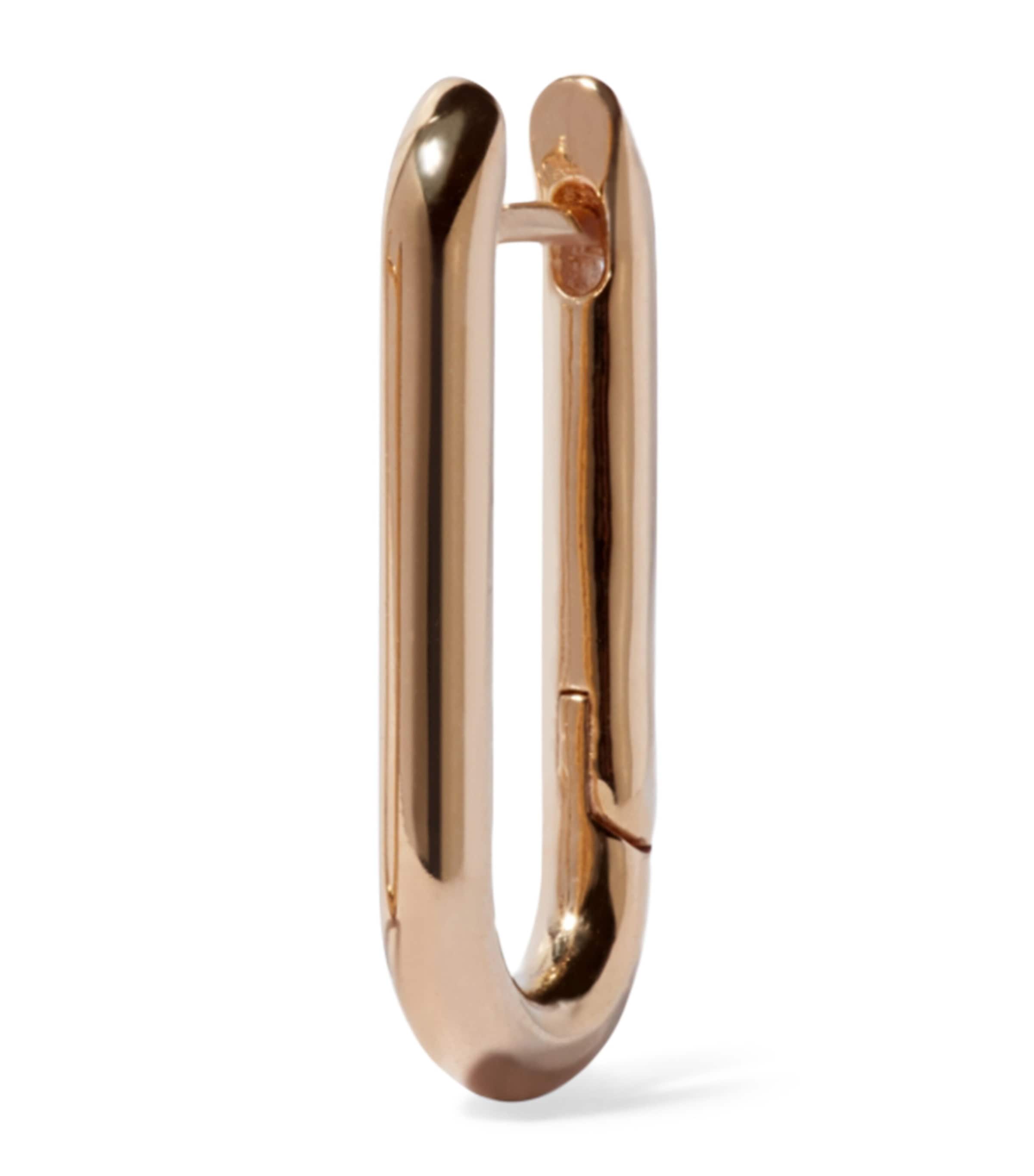 Annoushka Yellow Gold Knuckle Chain Single Hoop Earring Yellow Gold