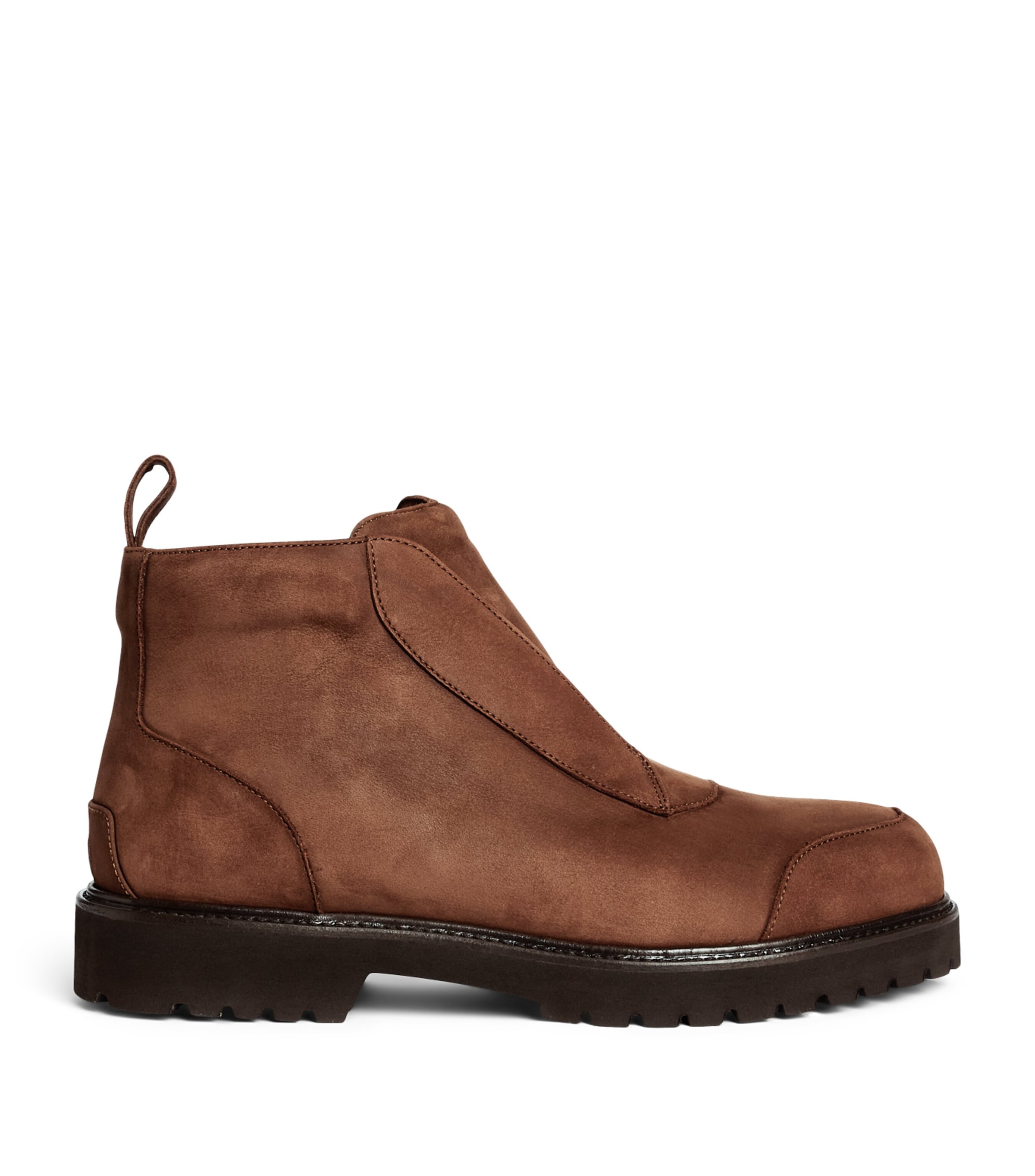 Colombo Nubuck Ankle Boots Dark Wine