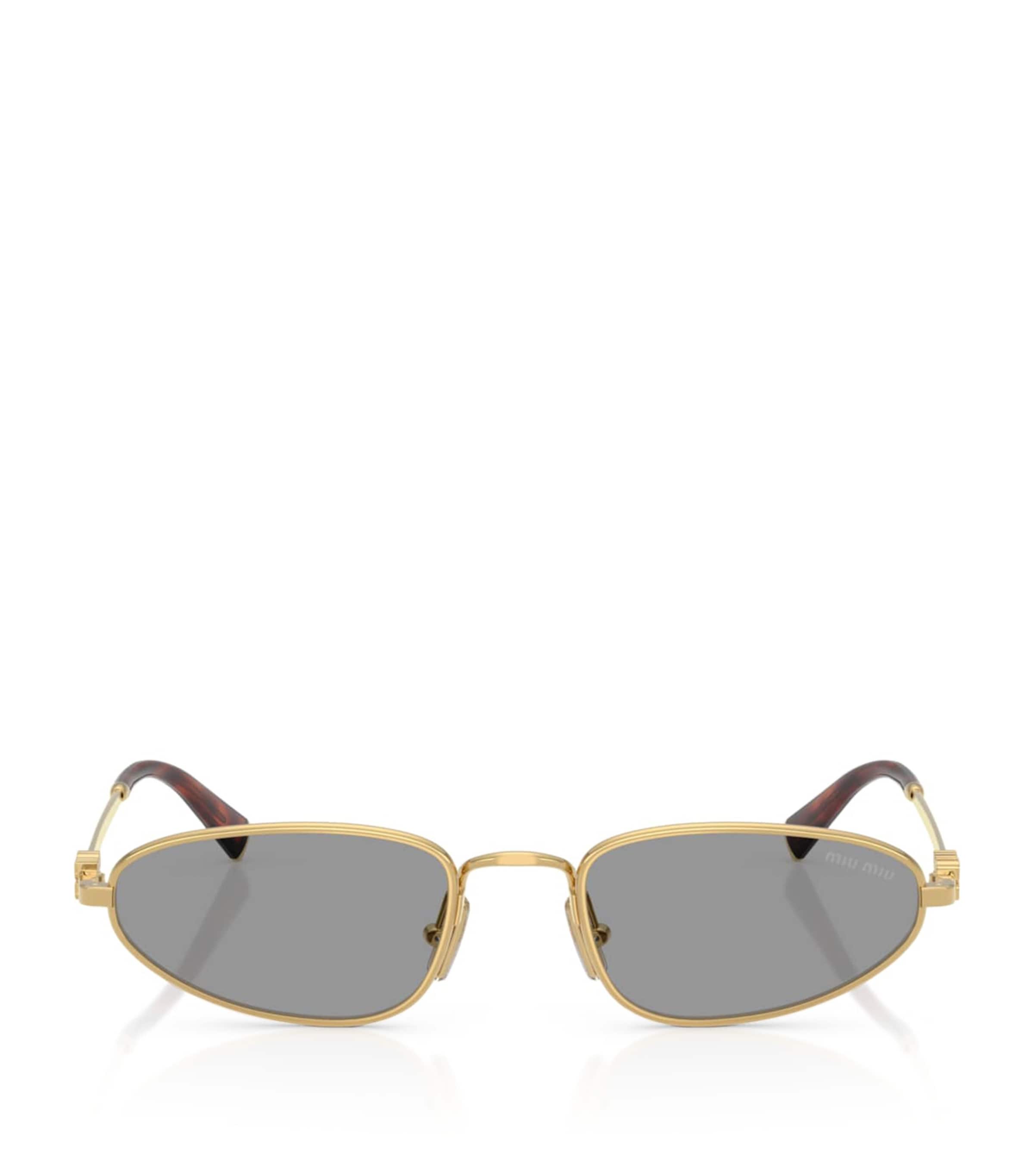 Metal Oval Sunglasses