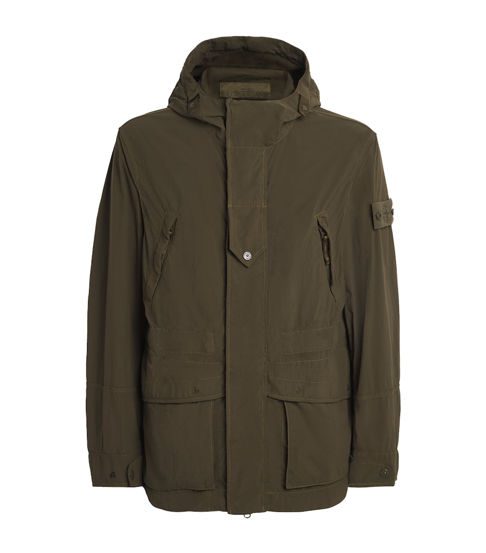 Stone Island Mens Nylon Hooded Jacket