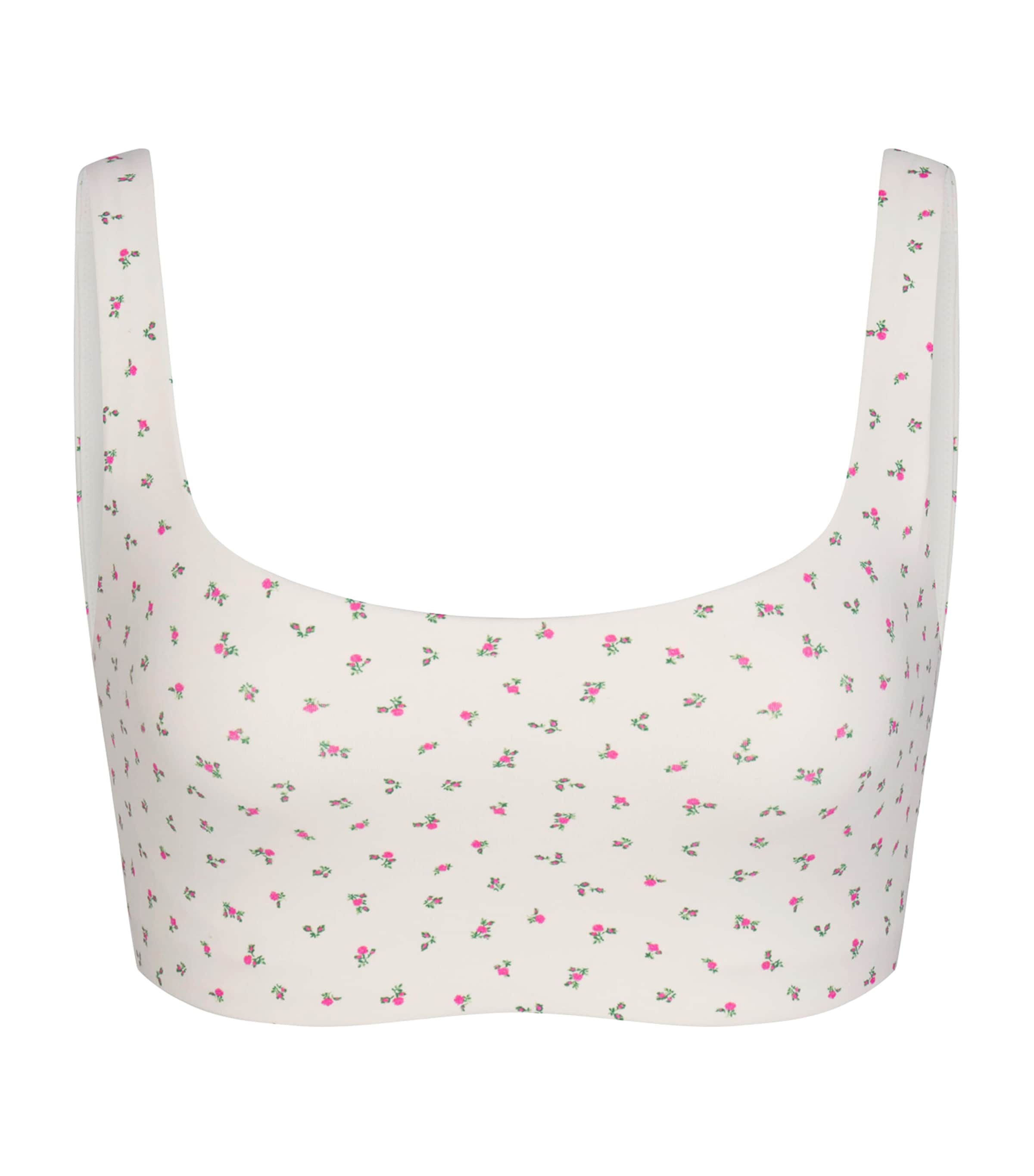 NikeSKIMS Womens NikeSKIMS Floral Scoop Sports Bra Ditzy Floral Print