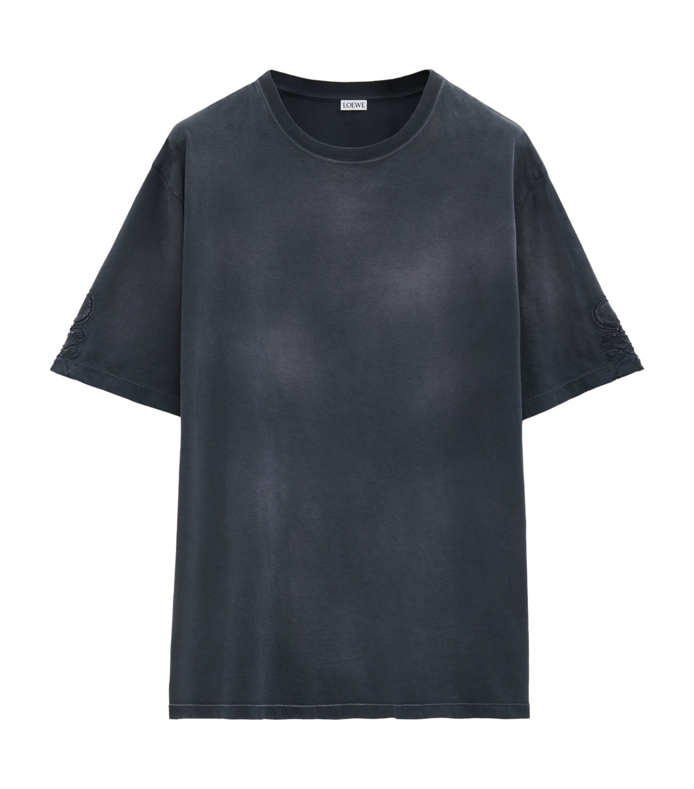 LOEWE Cotton Two-Tone-Anagram T-Shirt | Harrods US