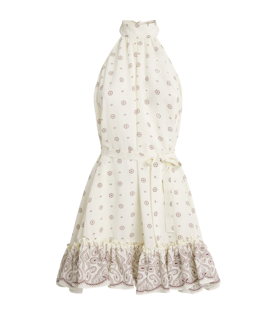 Devon Windsor Womens Bandana Print Selma Mini Dress Crete
