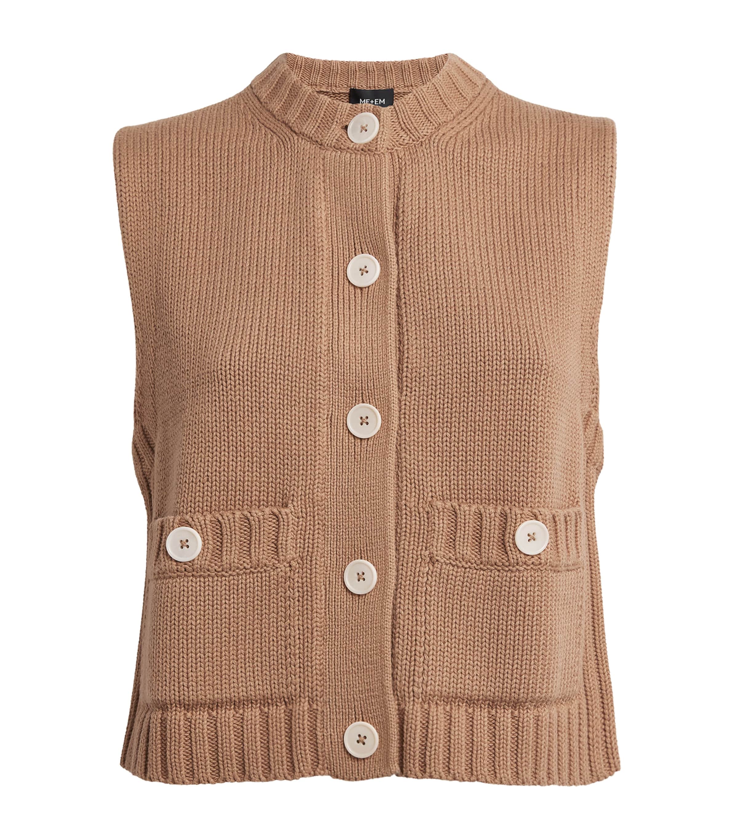 Organic Cotton Buttoned Vest