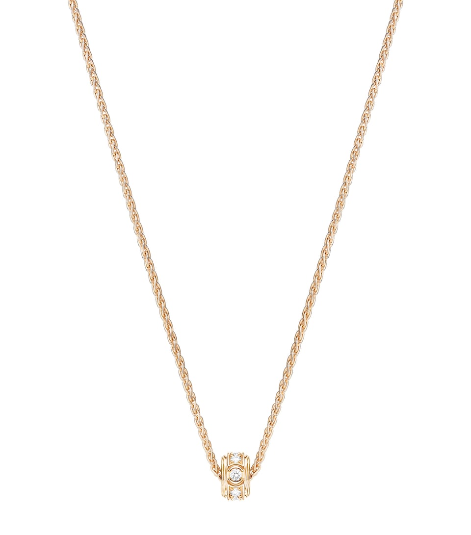 Piaget Rose Gold and Diamond Possession Pendant Necklace Pink Gold