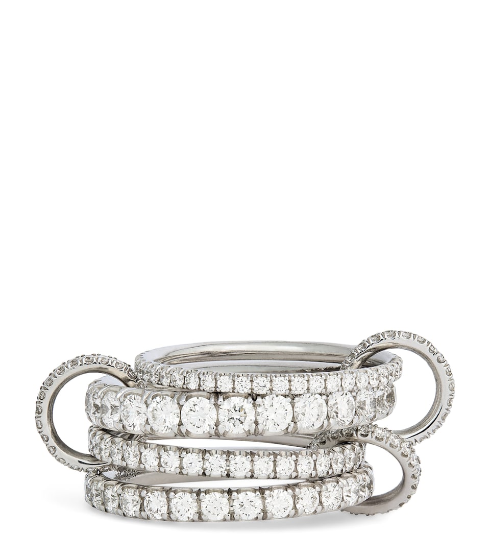 Platinum and Diamond Alix Ring