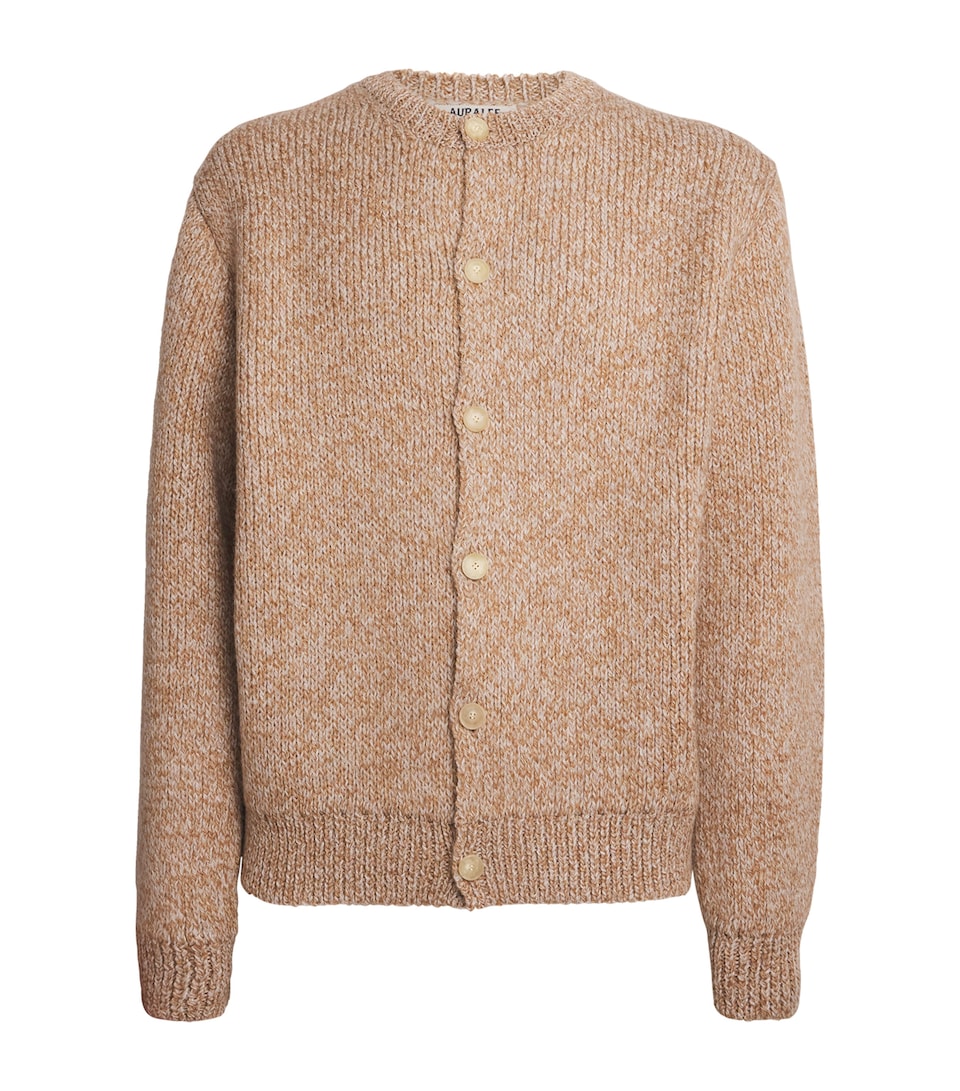 Wool-Alpaca Double-Faced Cardigan